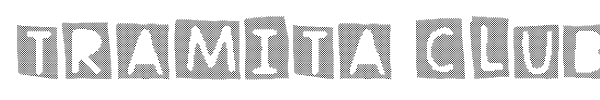 Tramita club font preview